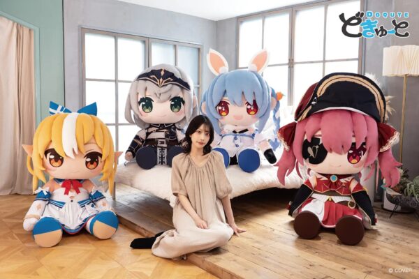 ホロライブプロダクション3期生が超特大ぬいぐるみ「どきゅーと」になって登場_006