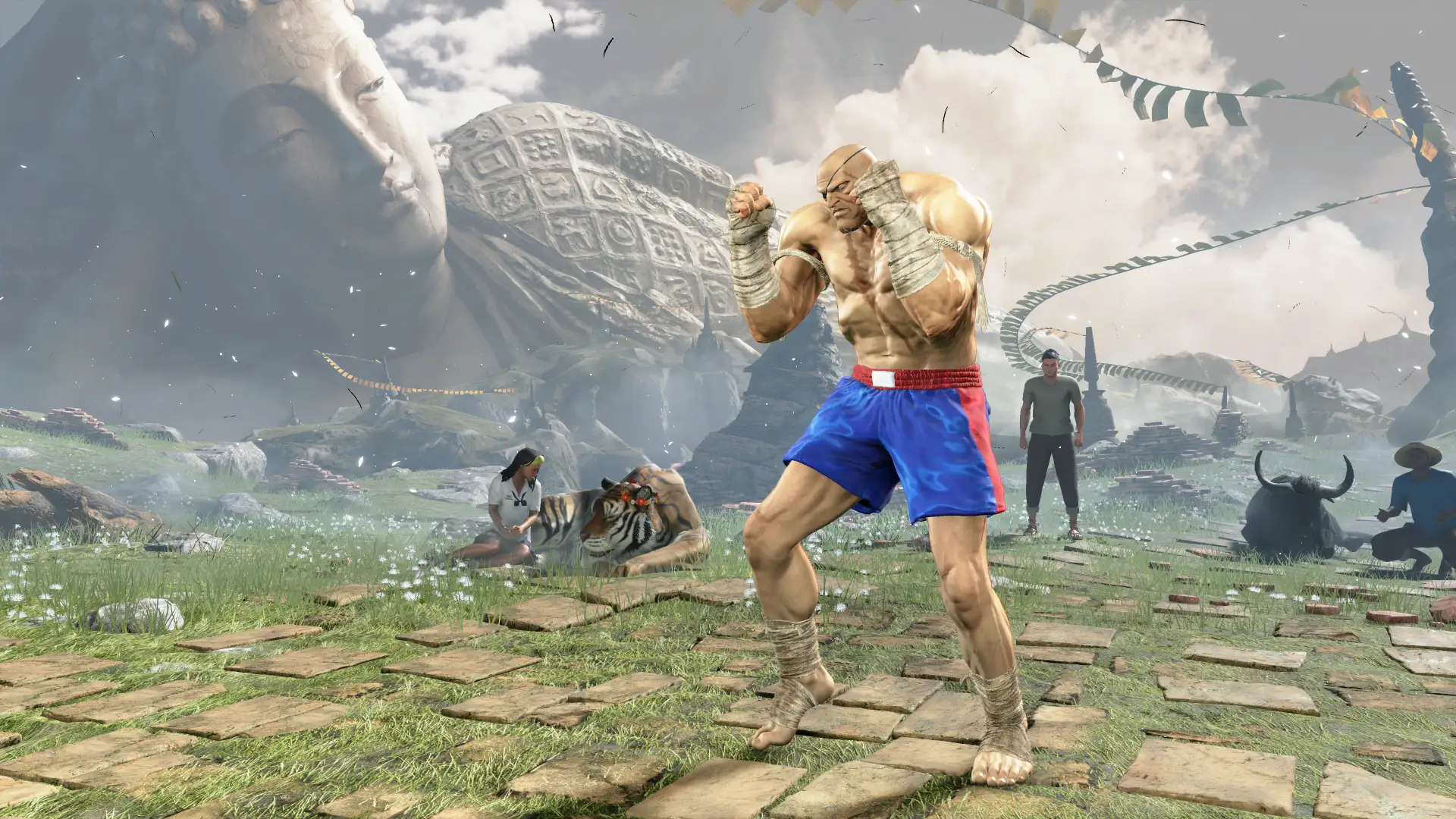 『ストリートファイター6』「サガット」のゲームプレイ映像が公開。Year 3最初の追加キャラ。過去作でおなじみの技に加え、派生が豊富な新技が追加。Outfit 2は『ストリートファイターII’』登場時の懐かしい衣装に_006