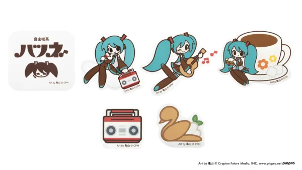 「初音ミク」のレトロな世界観の描き下ろしイラストを使用した新作アパレル&雑貨が登場_012