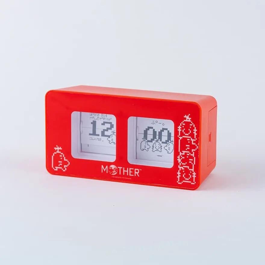 『MOTHER』シリーズからどせいさんパタパタ時計と立体ロゴフィギュアが登場_008
