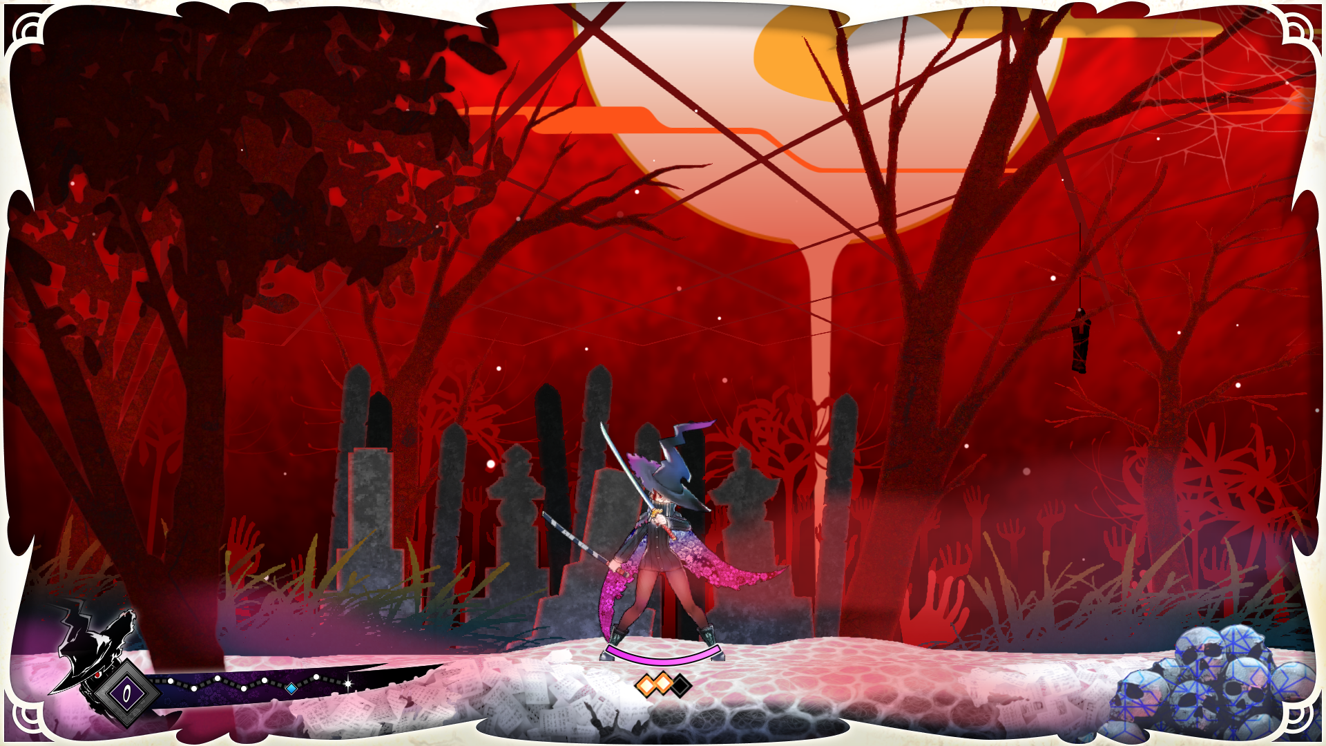 『魔女ガミ』10月30日に発売決定。刀で“カミ”を両断していく魔女の2Dアクションゲーム_016