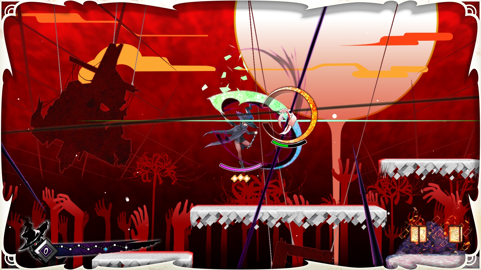 『魔女ガミ』10月30日に発売決定。刀で“カミ”を両断していく魔女の2Dアクションゲーム_044