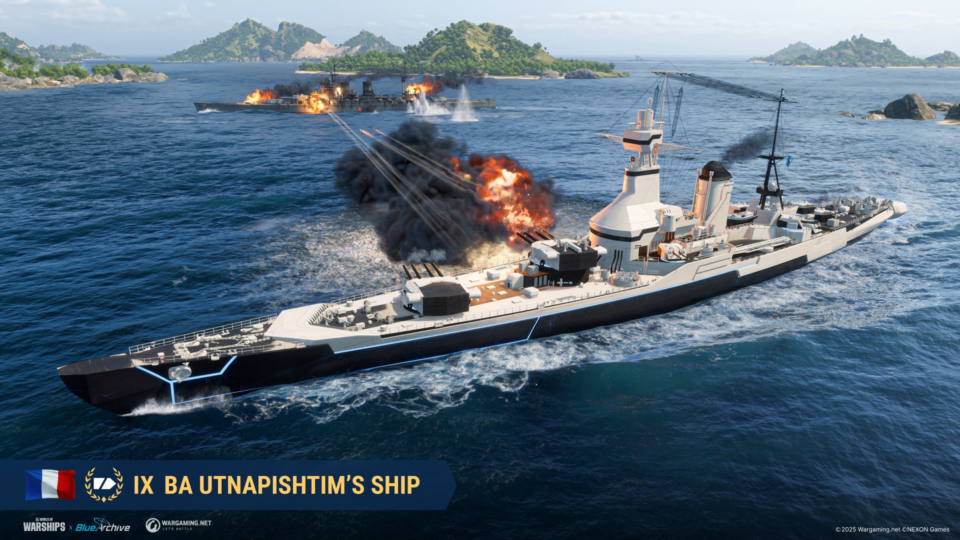 『World of Warships』と『ブルーアーカイブ』のコラボ第2弾が開催_001