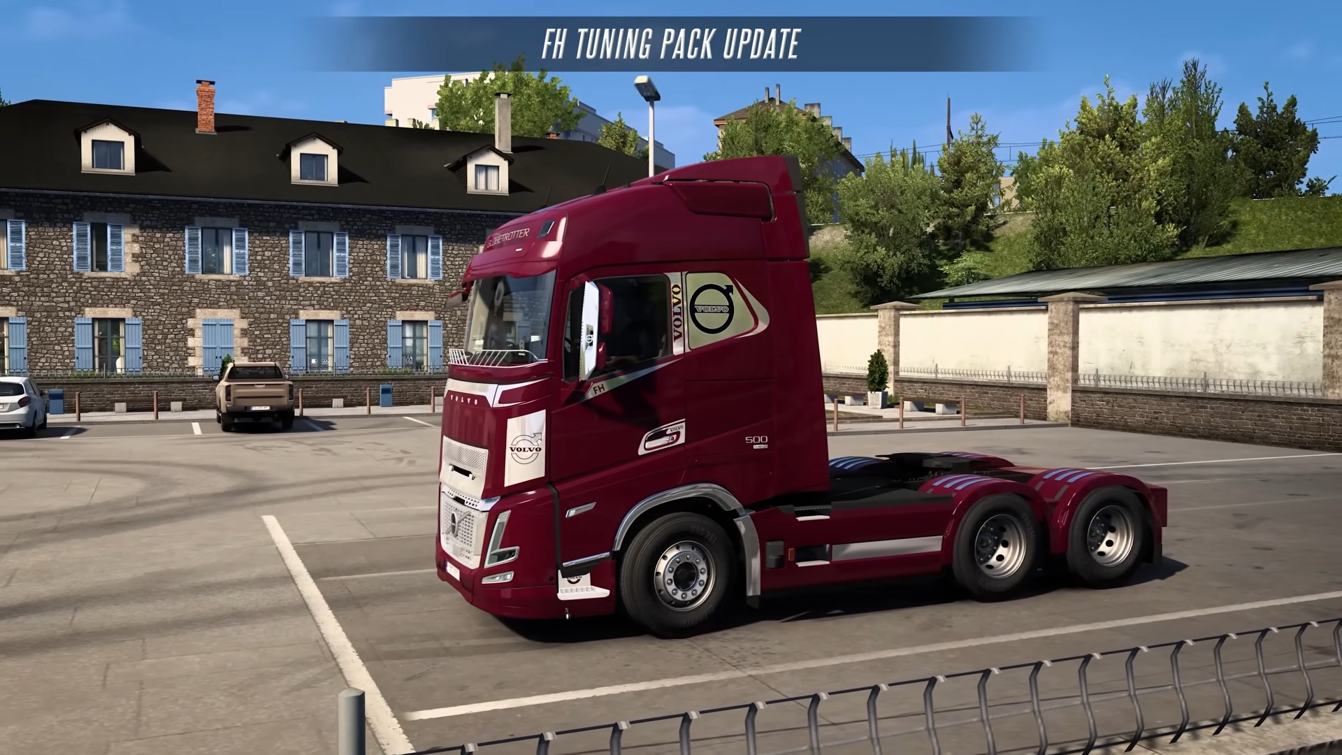 『Euro Truck Simulator 2』の教習所で“高難度テク”が学べるように。大型車を狭い駐車場に停めるメニューに挑戦_001