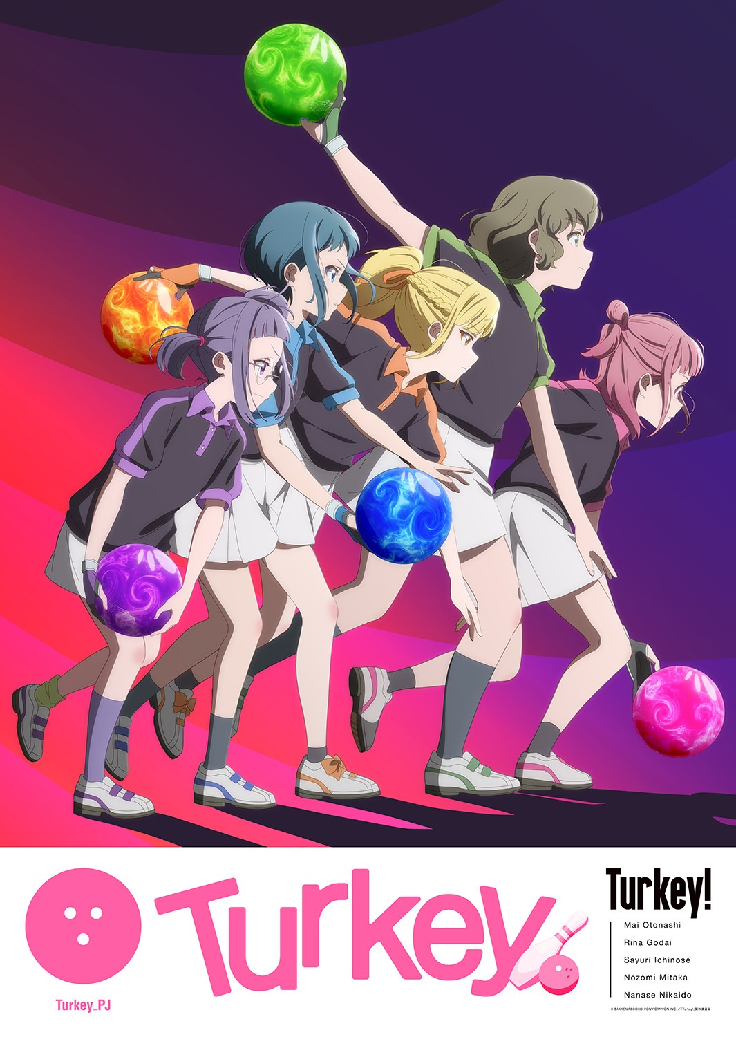 オリジナルアニメ『Turkey!』ボウリング部の青春物語かと思いきや戦国時代にタイムスリップする衝撃の全貌解禁_003