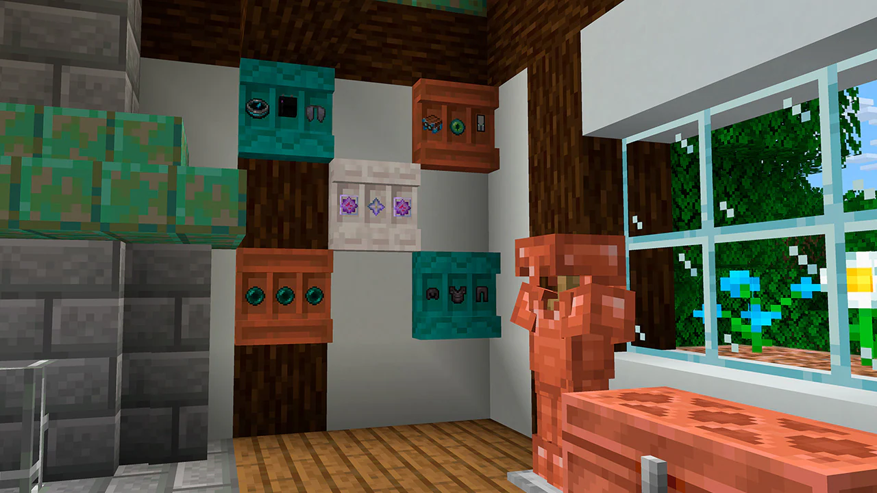 『マインクラフト』統合版に「棚ブロック」が追加
_001
