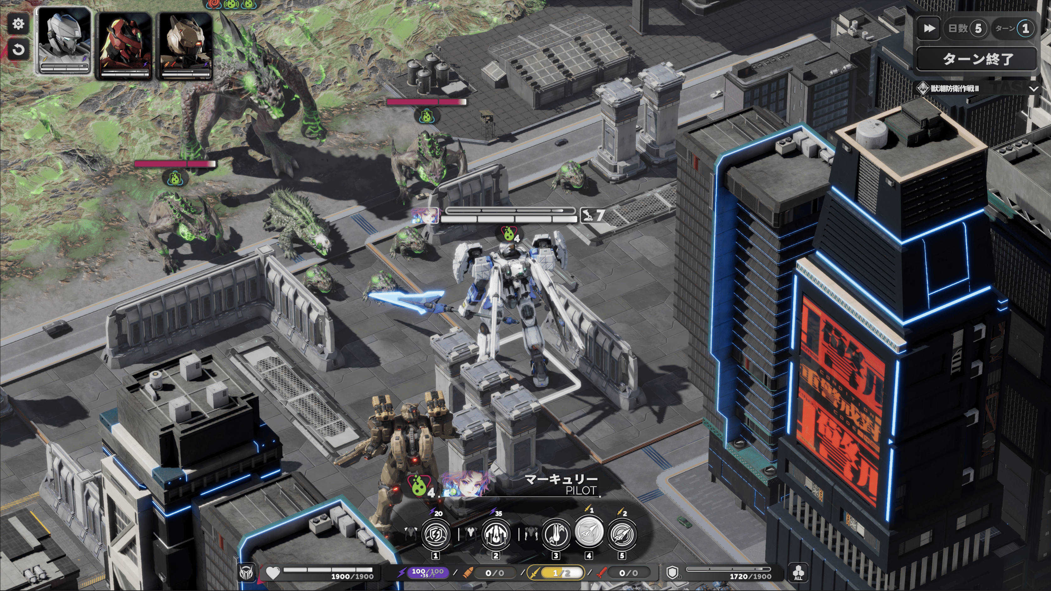 『デスリング：セカンドインパクト』がSteamにて早期アクセス版を発売中。武装したメカ小隊を指揮する戦略ゲーム_005