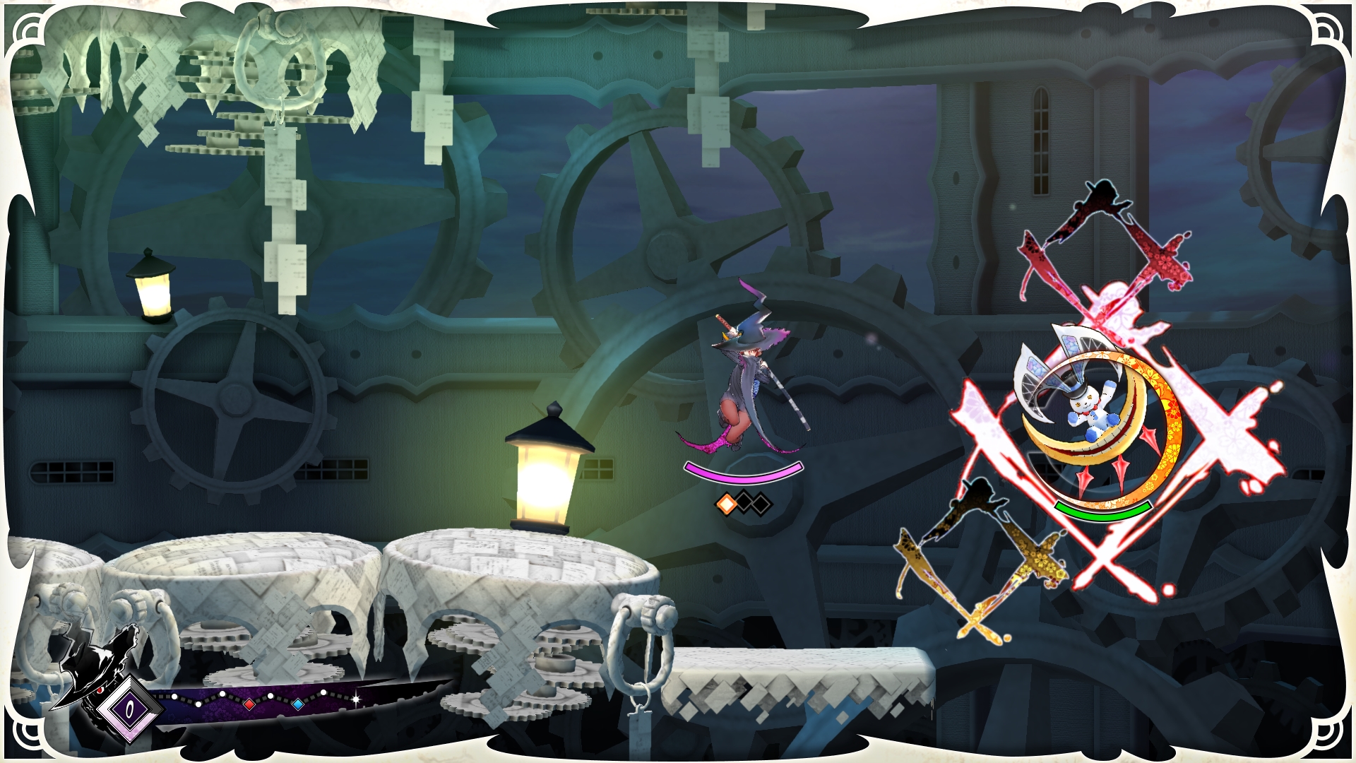 『魔女ガミ』10月30日に発売決定。刀で“カミ”を両断していく魔女の2Dアクションゲーム_039