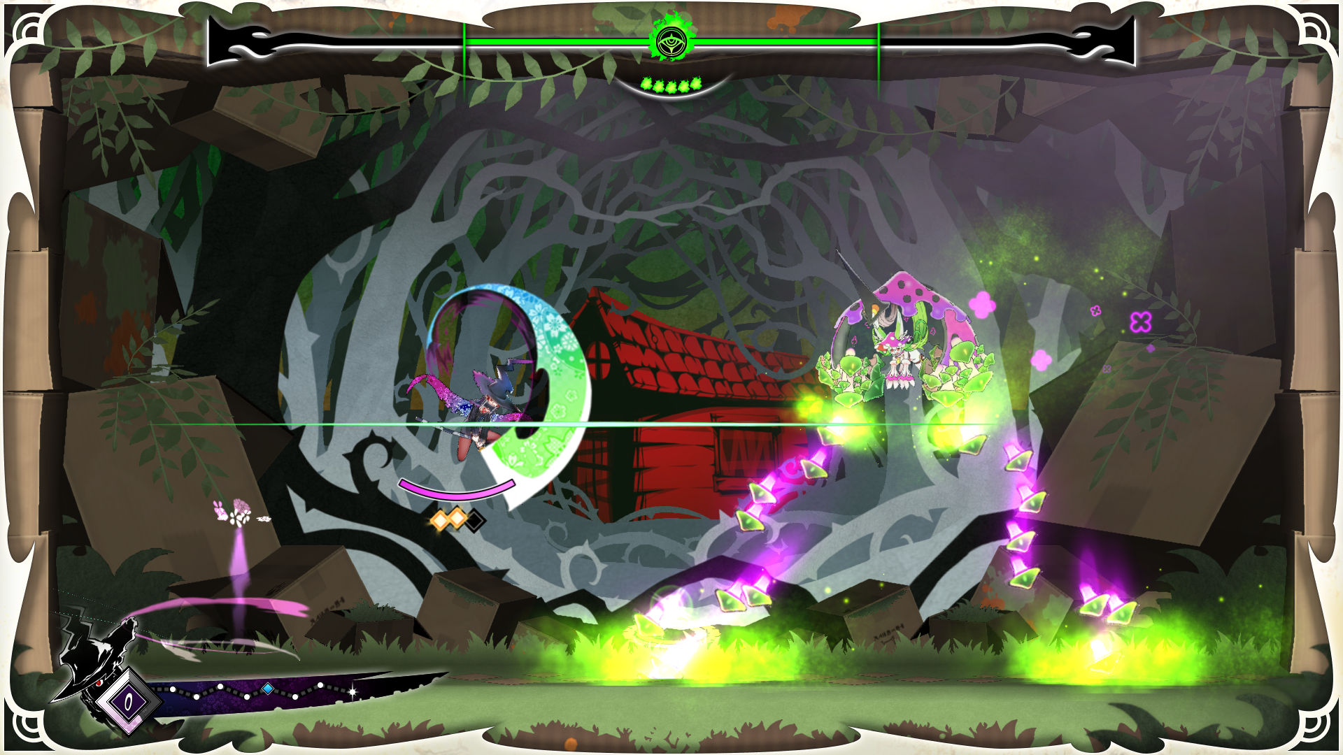 『魔女ガミ』10月30日に発売決定。刀で“カミ”を両断していく魔女の2Dアクションゲーム_013