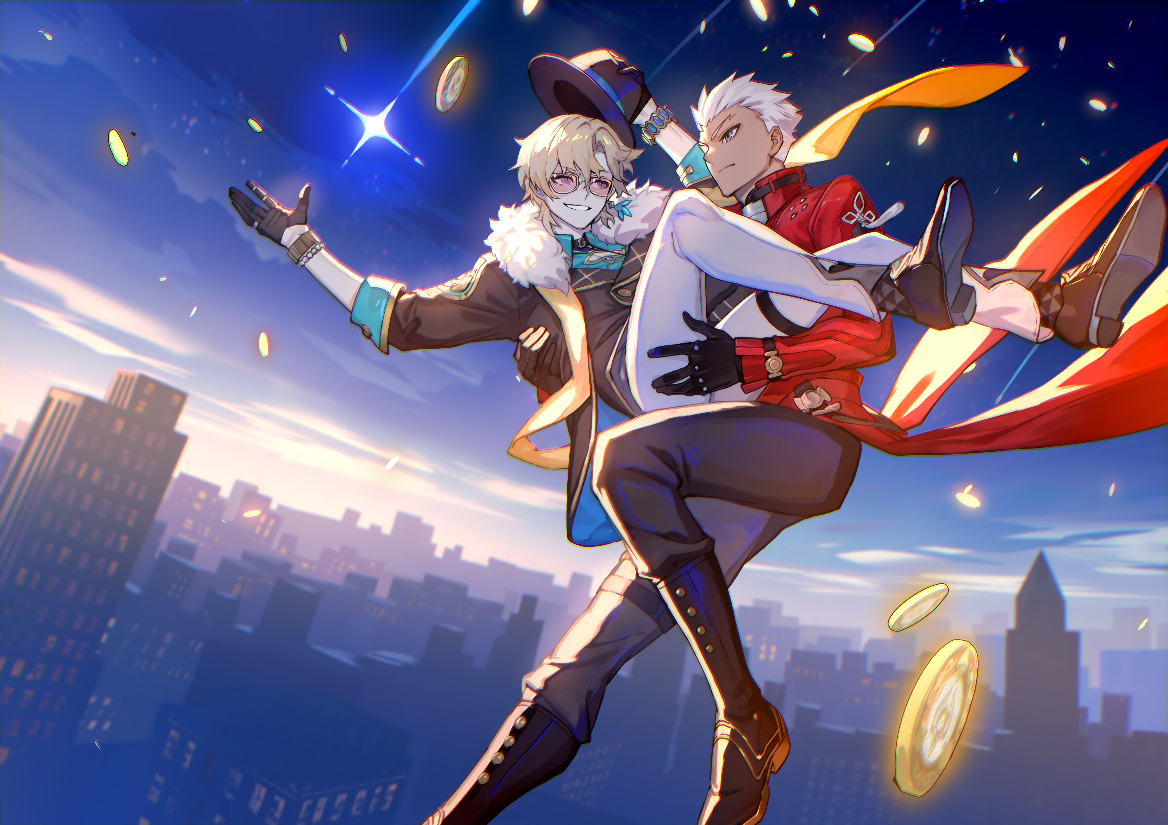 『崩壊：スターレイル』Fateコラボでアーチャーとアベンチュリンの関係に萌えたので、lack先生にイラストを描いてもらいました_002