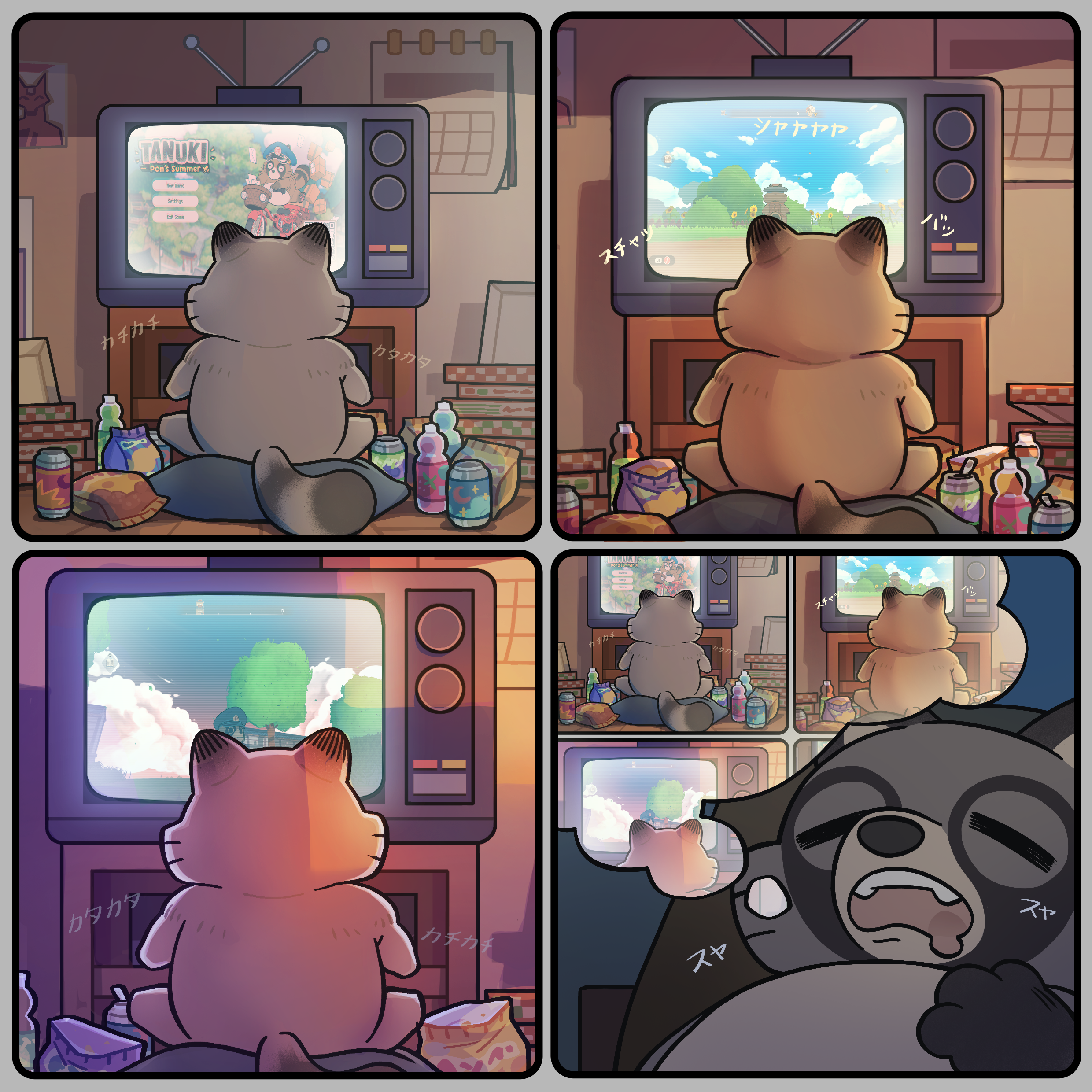 『TANUKI: Pon's Summer』の体験版が配信。タヌキがBMXでトリック決めながら郵便配達するアクションゲーム_005