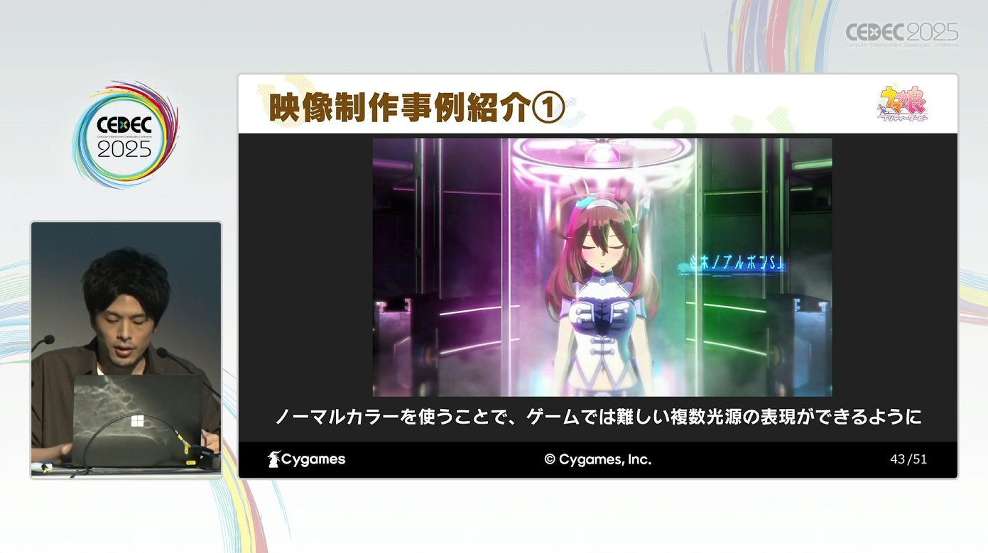 【CEDEC2025】ウマ娘たちの “躍動感” はどのように生まれたのか？_021