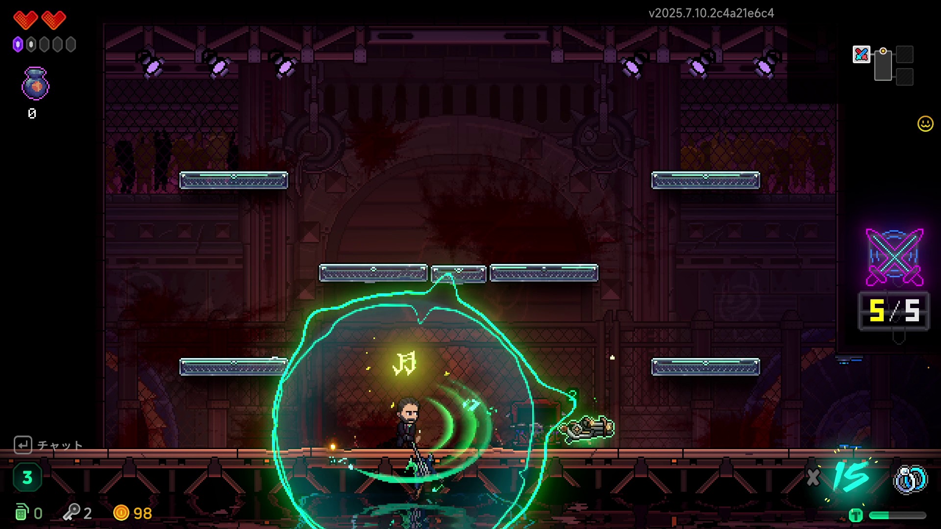 『Neon Abyss 2』レビュー・評価・感想:雰囲気でアイテムを選んでも