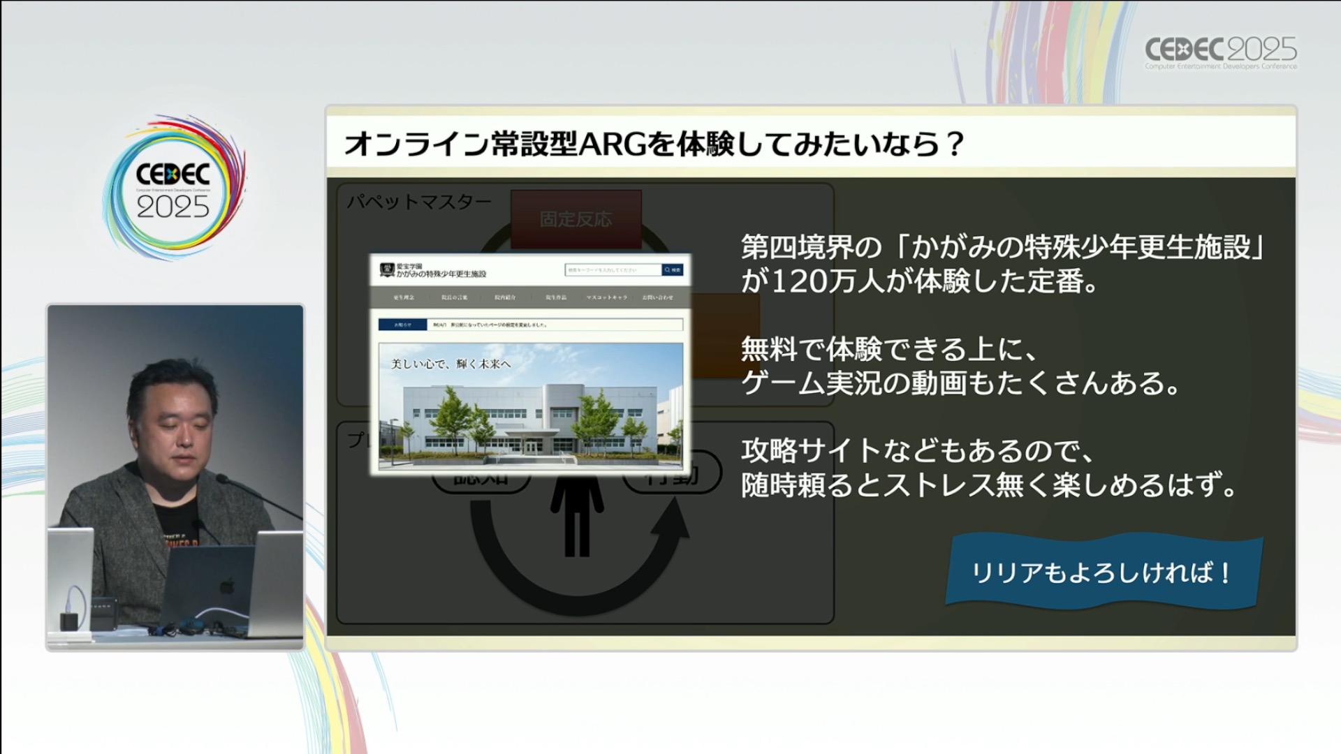 日常を侵食するゲーム「ARG」ってどうやって作るの？人と日常空間の間にフィクションを割り込ませる表現技法【CEDEC2025】_016