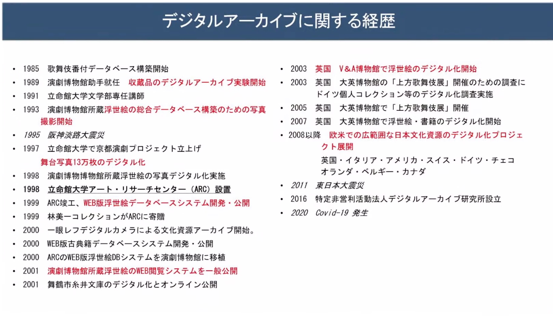 「『アート・エンタテインメント』学ぶ、創る、残す〜伝統から現代まで〜」レポート：コンテンツを残す「アーカイブ」について語る_002