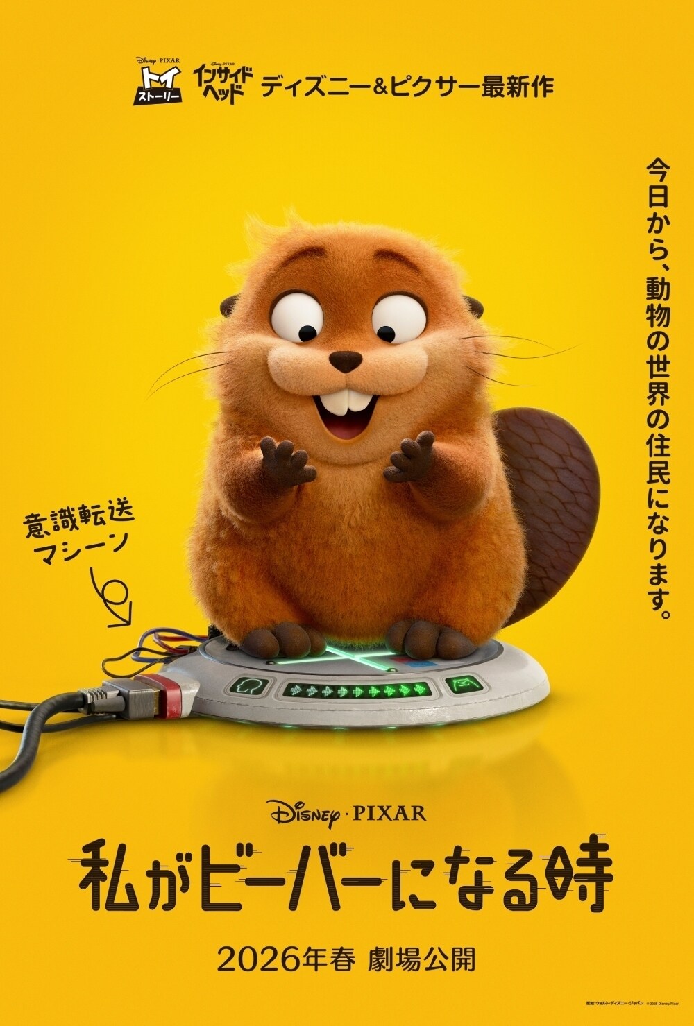 ディズニー&ピクサー最新作『私がビーバーになる時』2026年春に公開決定_003