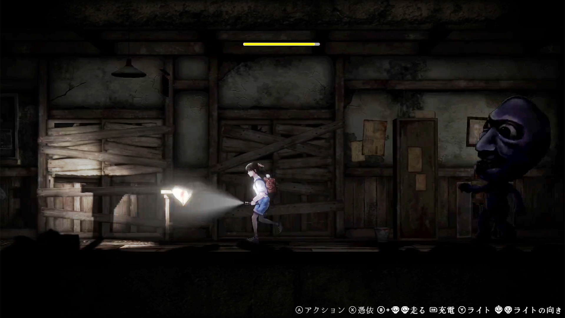 『青鬼』モチーフの和風怪奇ホラーゲーム『禁足地～青鬼の窟～』正式発表。少女と“日本人形”が埋もれた廃校を探索する完全新作_003