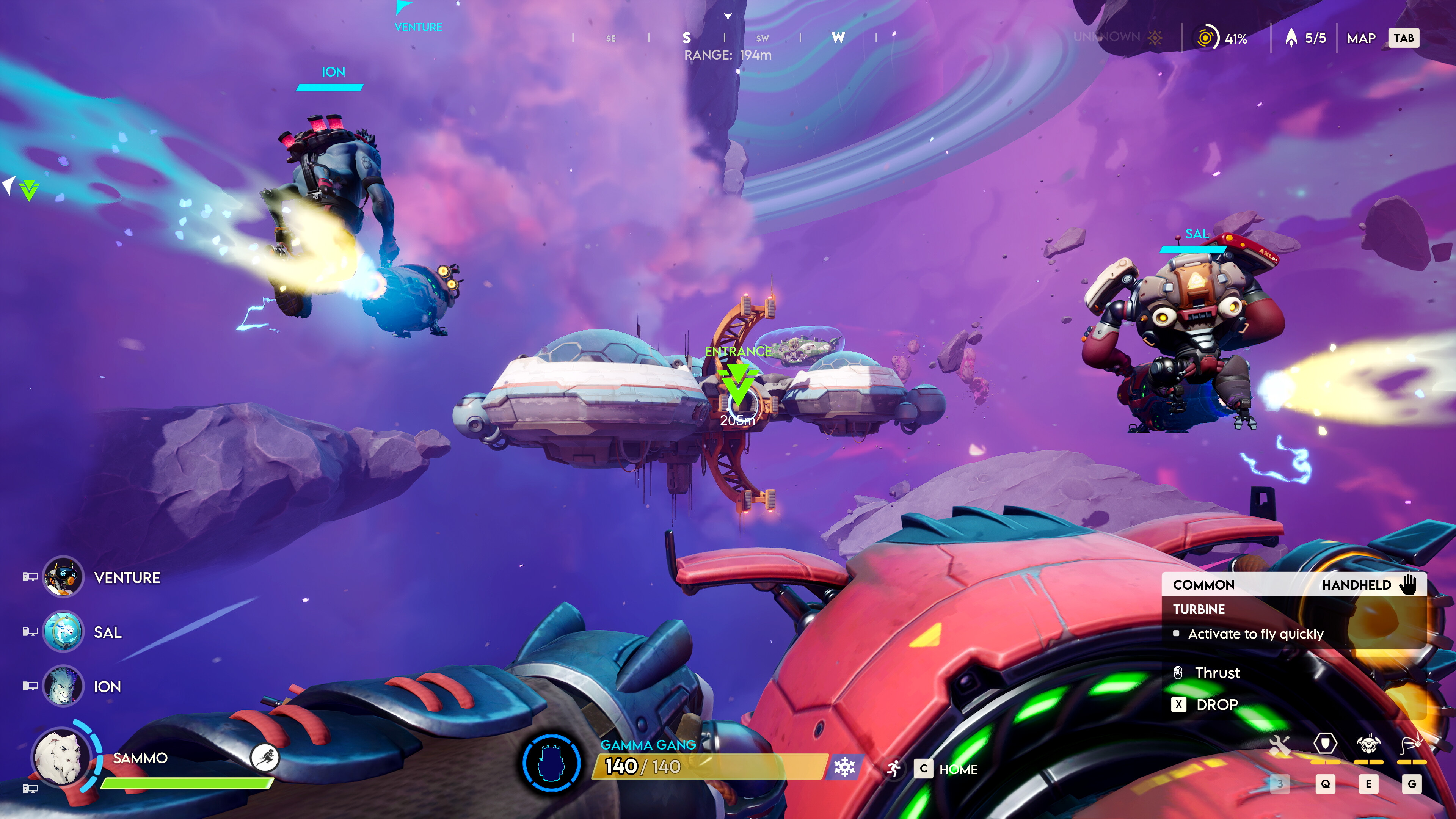 宇宙船バトルとお宝の略奪戦を楽しめるオンライン対戦FPS『ワイルドゲート』が発売_001