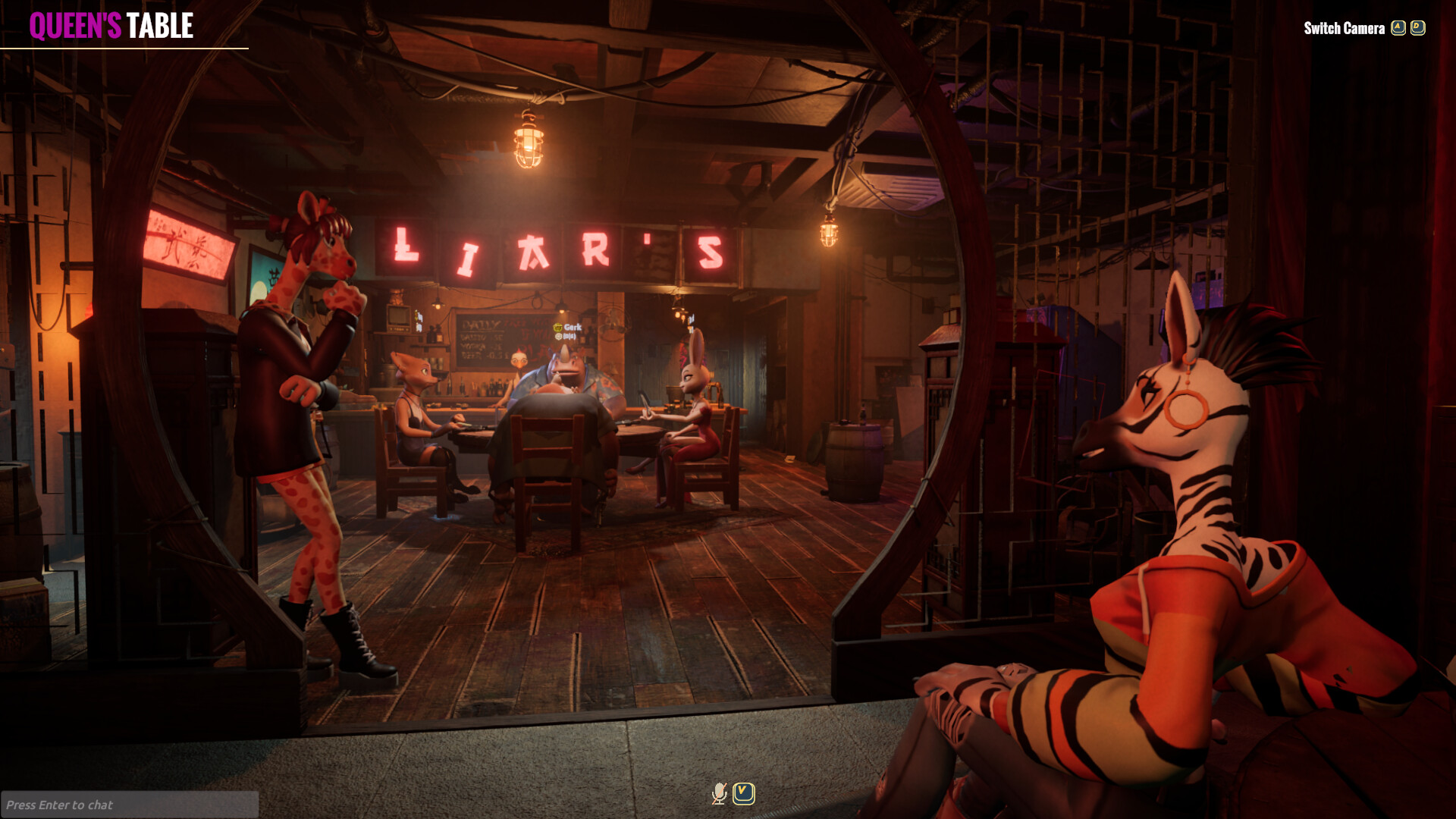 『Liar’s Bar』が半額セール中。【高評価】ウソを見抜いて生き残るギャンブルゲーム。最大4人で対戦可能_001