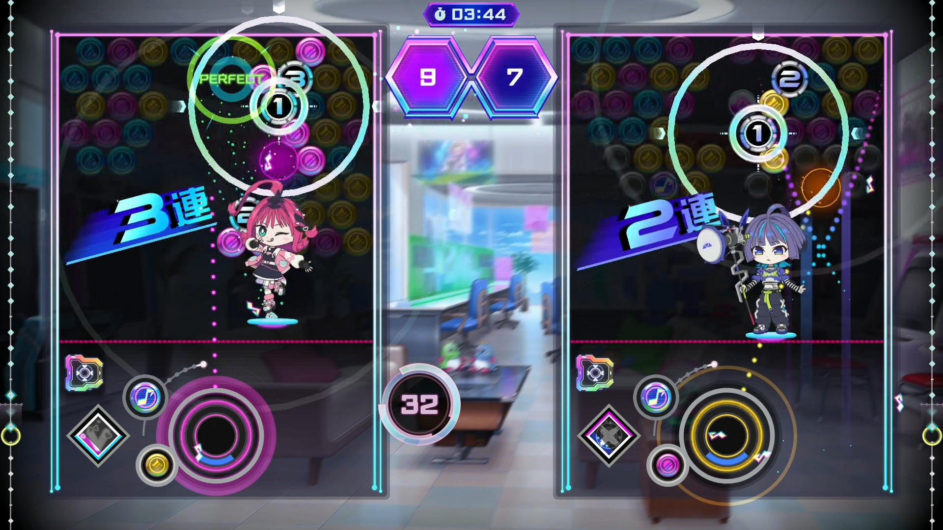 音楽ゲームの要素を加えたバブルシューティングパズルゲーム『QQQbeats!!!』がタイトーから発表_001