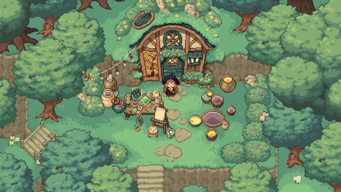 見習い魔女の成長を描く癒し系ゲーム『Little Witch in the Woods』正式版リリース日が9月4日に決定_002