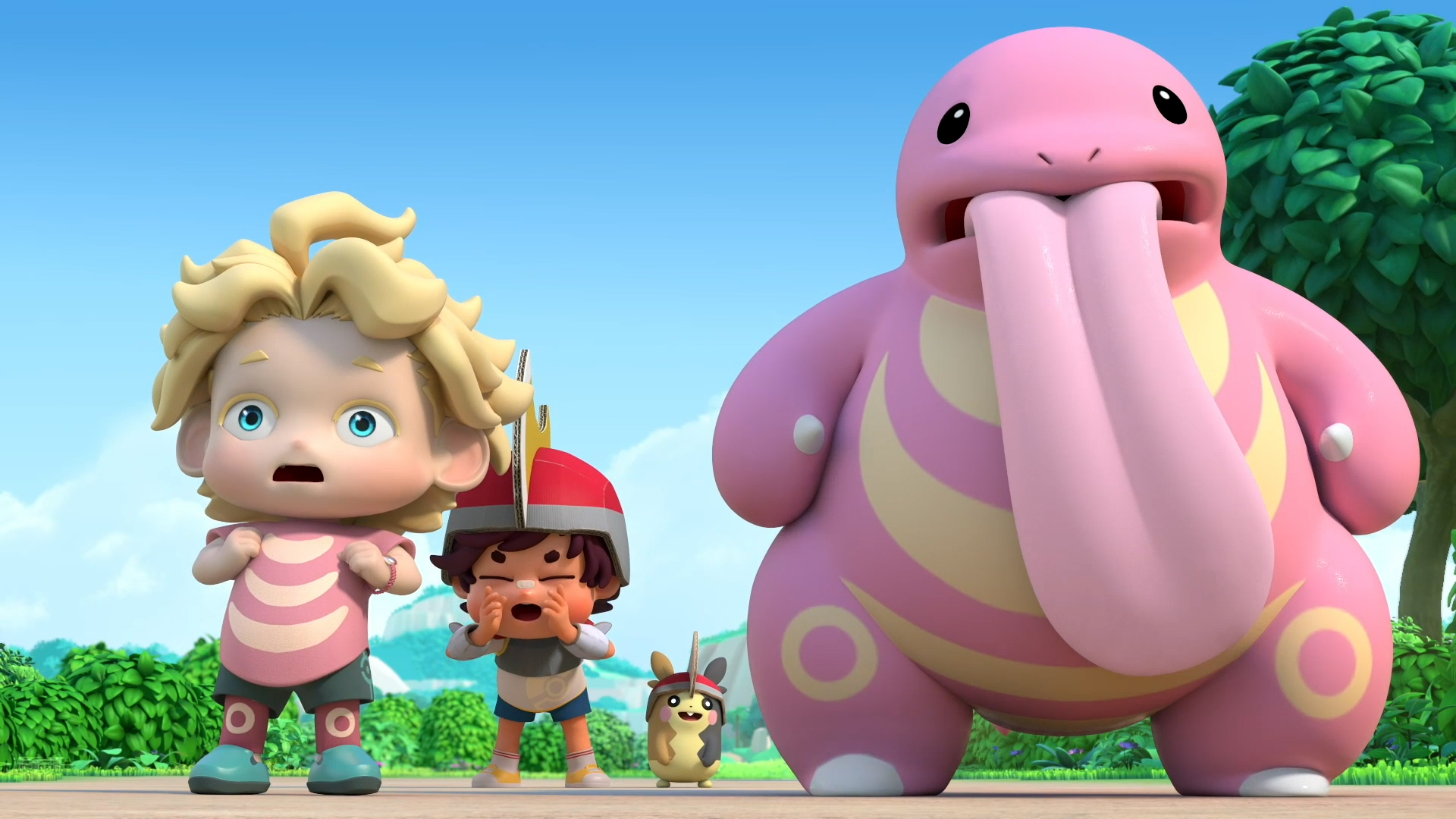『ヒコザルと新米ポケモン研究員』YouTube上で公開。夏休みにあわせたポケモン新作ショートアニメ_010