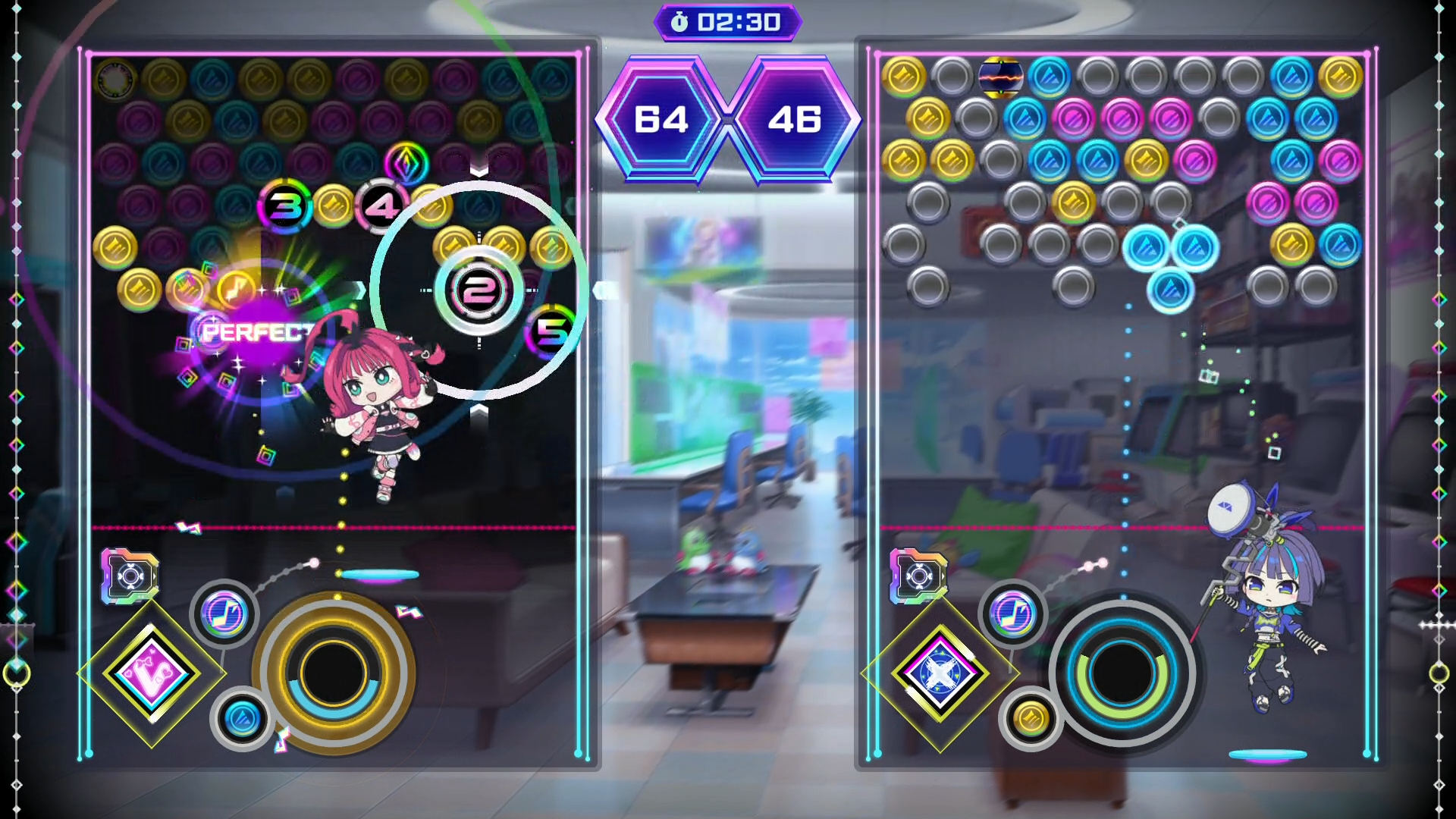 音楽ゲームの要素を加えたバブルシューティングパズルゲーム『QQQbeats!!!』がタイトーから発表_002