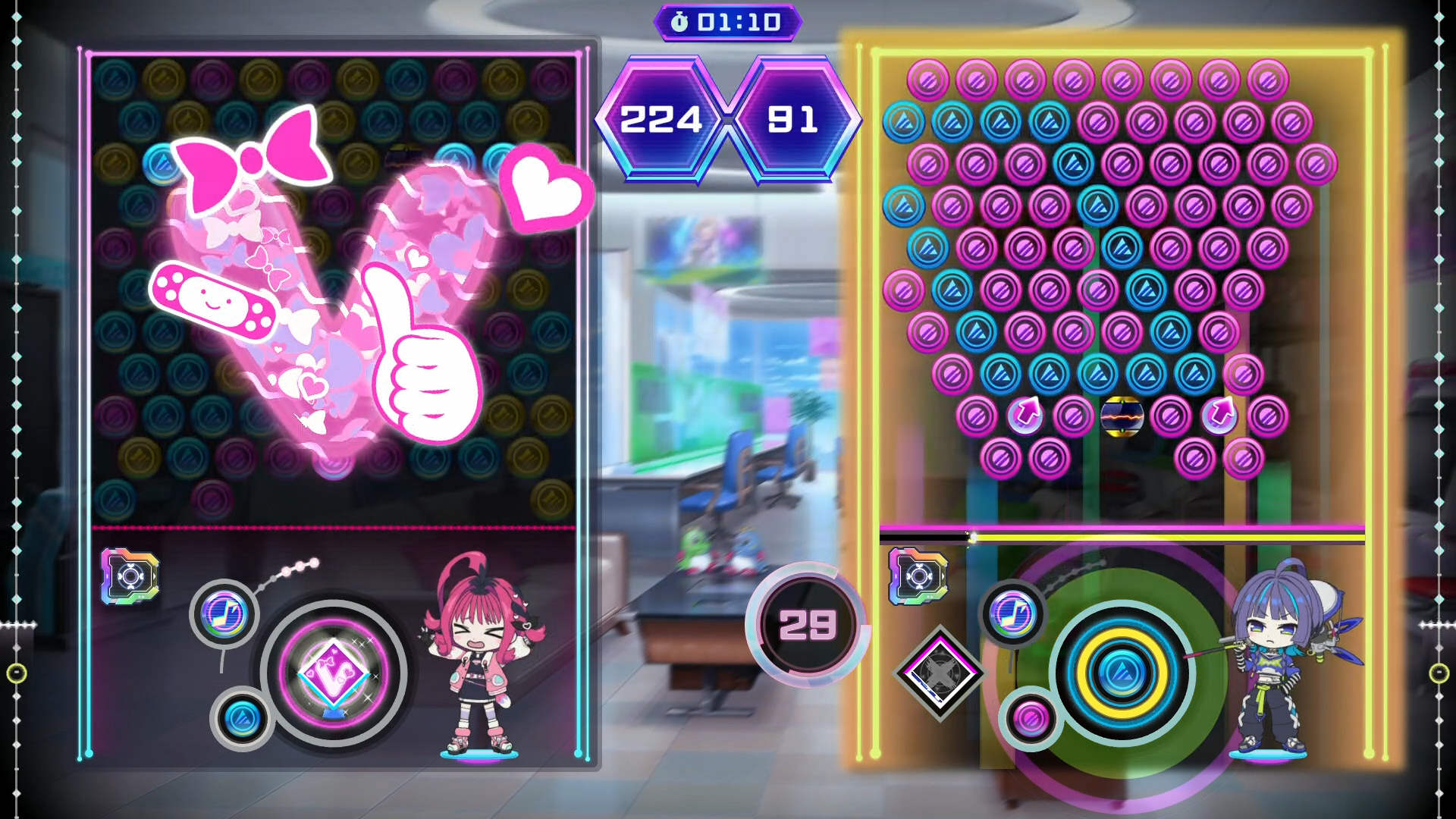 音楽ゲームの要素を加えたバブルシューティングパズルゲーム『QQQbeats!!!』がタイトーから発表_005