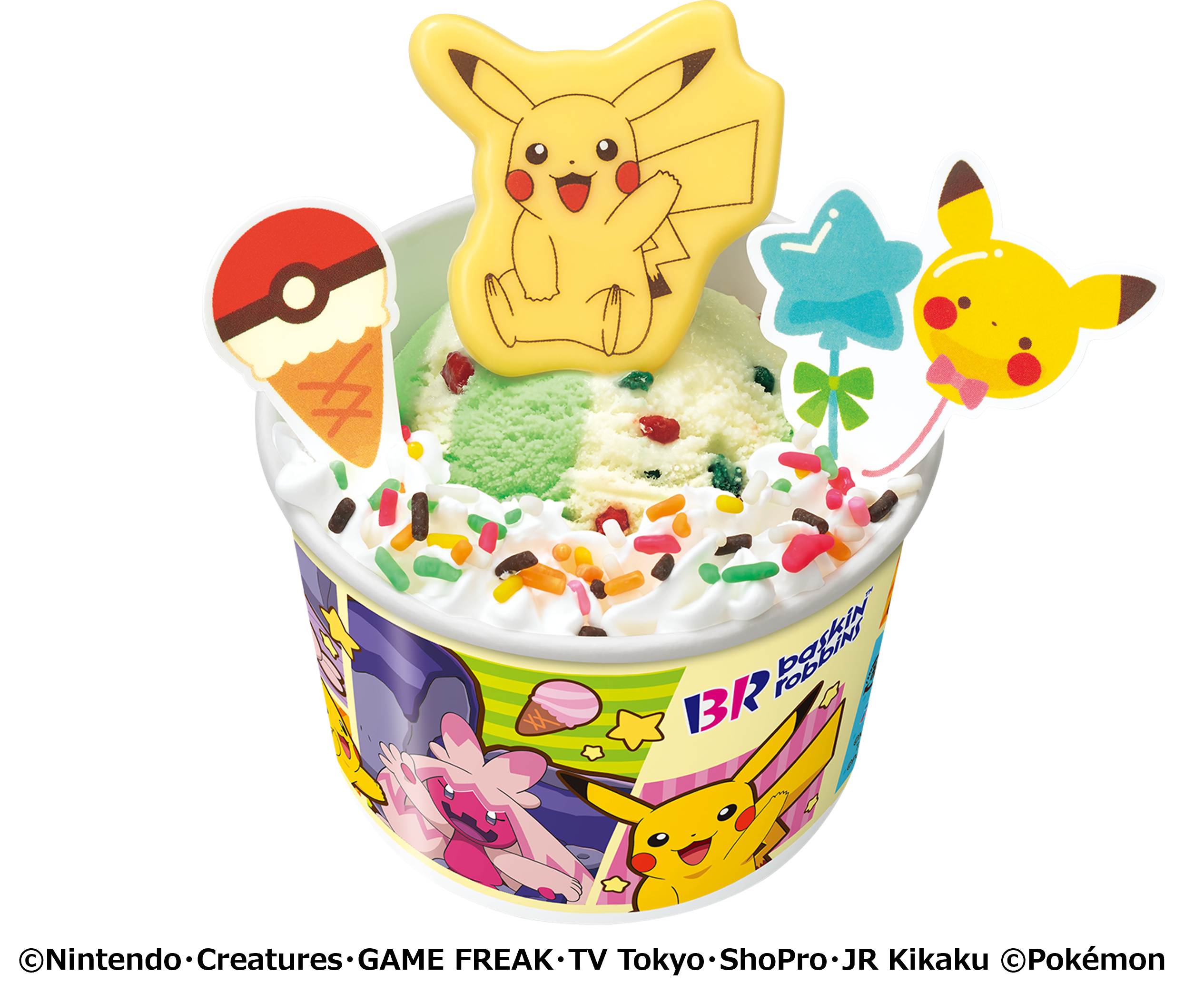 「ポケモン」と「サーティワン アイスクリーム」が今年もコラボ。「ピカチュウ トロピカソーダ」が登場
_014