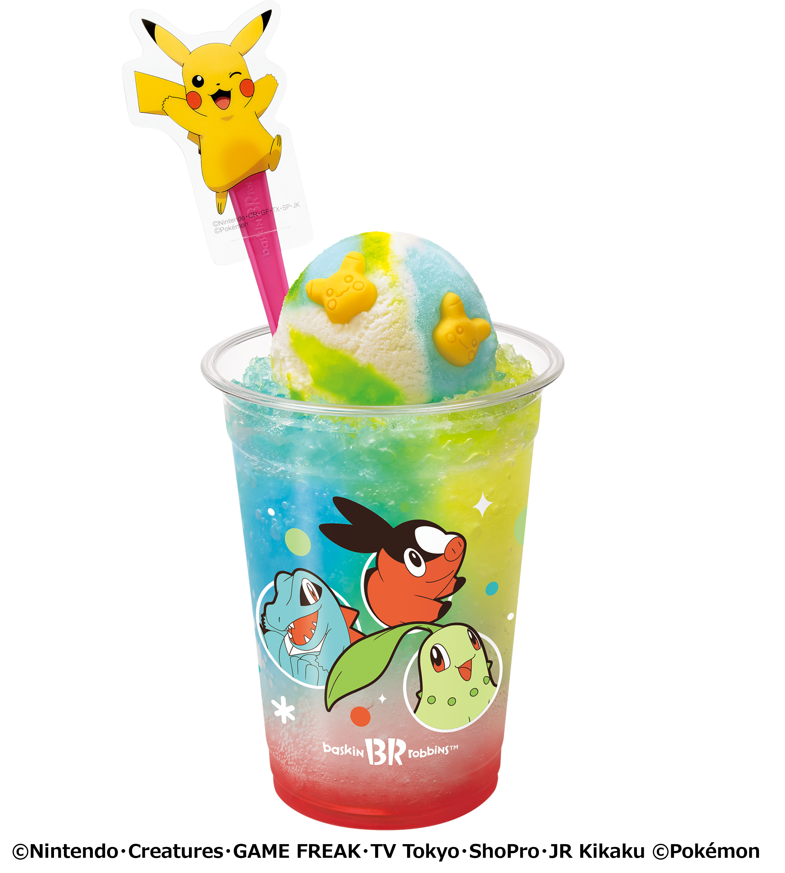 「ポケモン」と「サーティワン アイスクリーム」が今年もコラボ。「ピカチュウ トロピカソーダ」が登場
_018