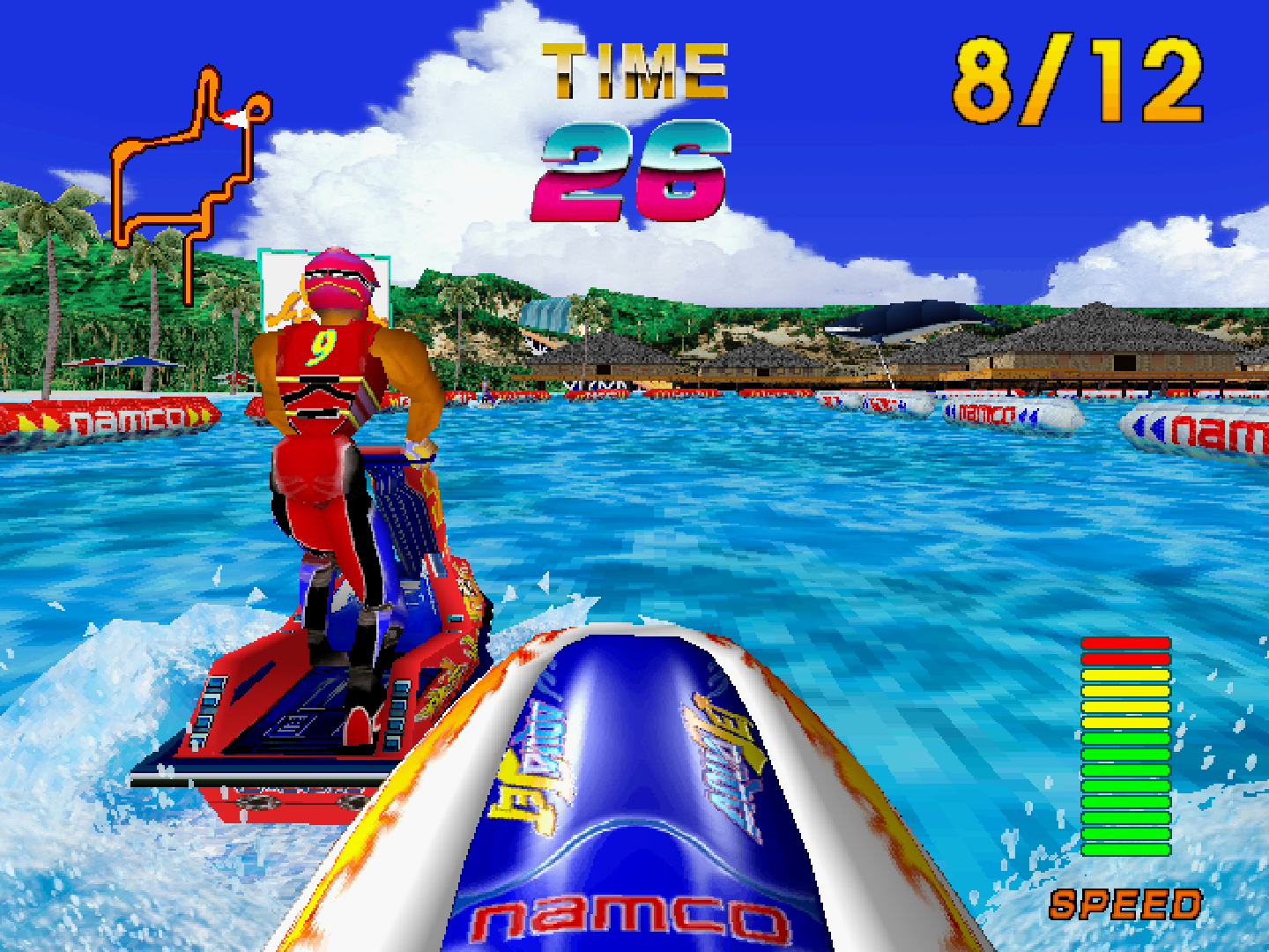 水上バイクで走り競い合うマリンスポーツゲーム『アクアジェット』の「アーケードアーカイブス」版が8月14日に配信決定_006