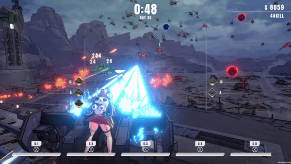 一人の少女とタレットで謎の外来生物を迎え撃つ『タレットと少女』がSteamで8月25日にリリース決定_006