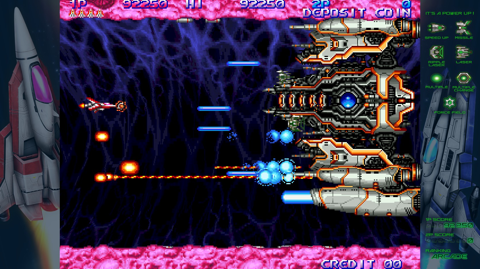 STGガチ勢が完全新作『沙羅曼蛇III』に挑戦したら速攻で1周目をノーミスクリア、勢い余って4周目に突入_004