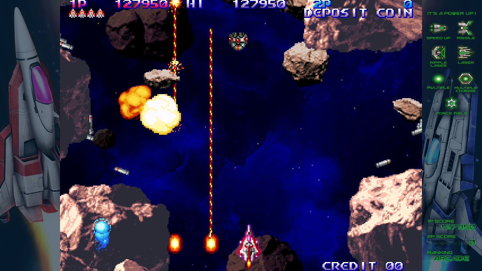 STGガチ勢が完全新作『沙羅曼蛇III』に挑戦したら速攻で1周目をノーミスクリア、勢い余って4周目に突入_005