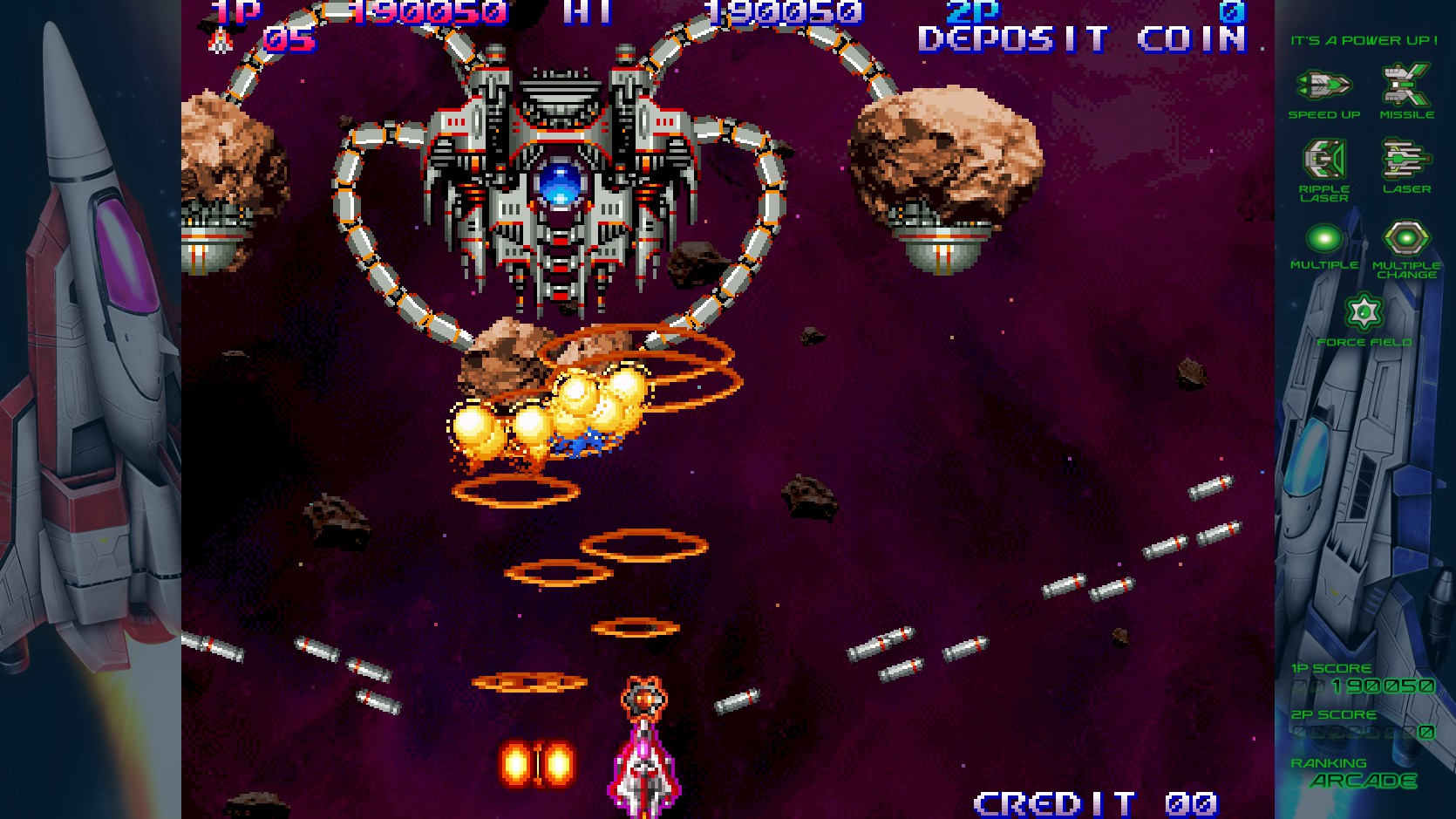 STGガチ勢が完全新作『沙羅曼蛇III』に挑戦したら速攻で1周目をノーミスクリア、勢い余って4周目に突入_006