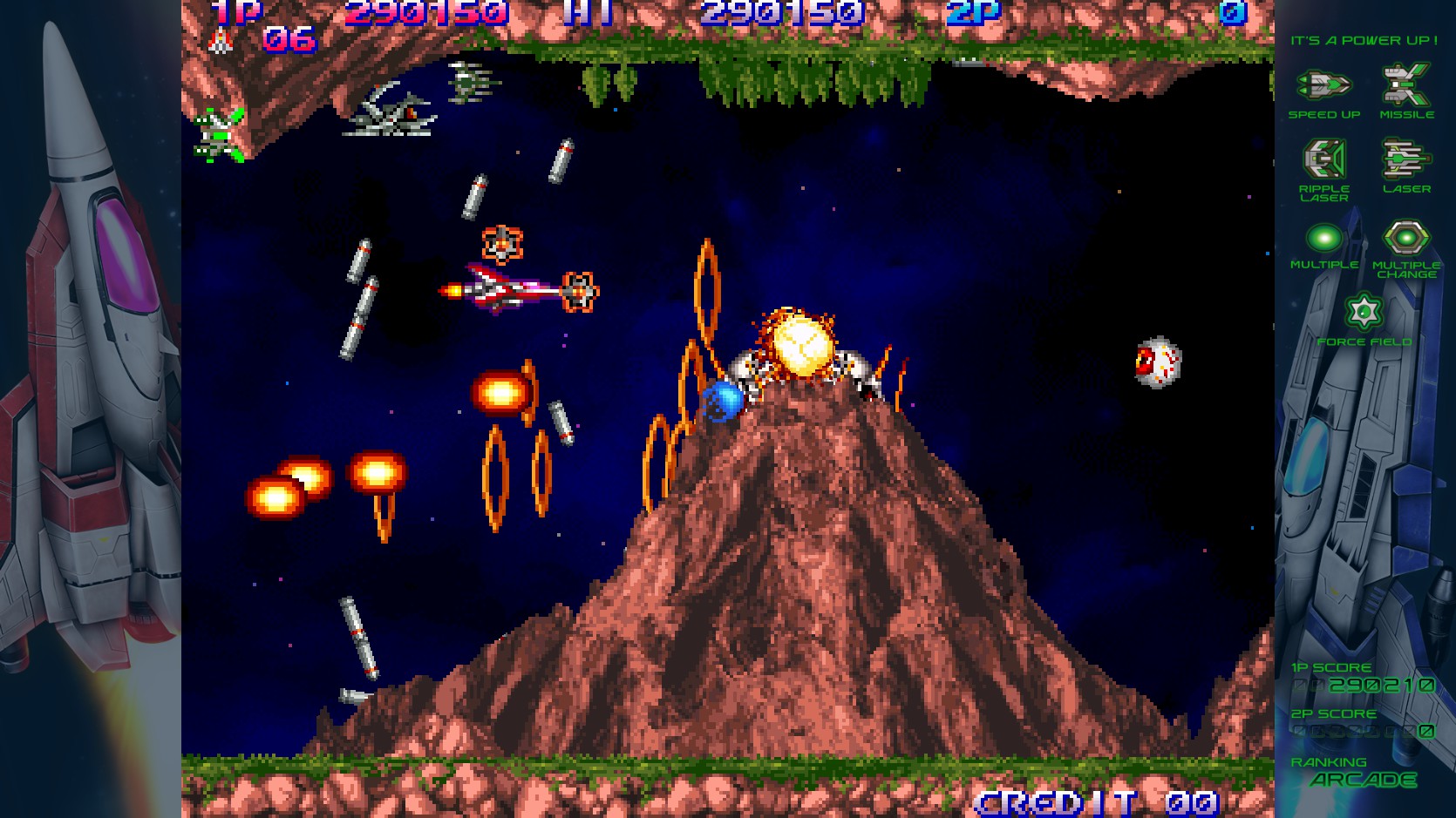 STGガチ勢が完全新作『沙羅曼蛇III』に挑戦したら速攻で1周目をノーミスクリア、勢い余って4周目に突入_007