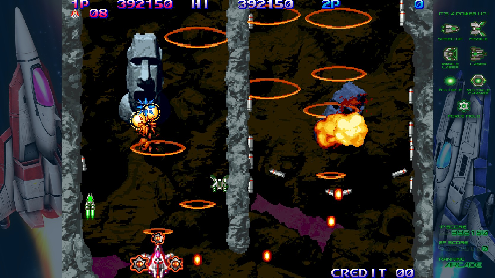 STGガチ勢が完全新作『沙羅曼蛇III』に挑戦したら速攻で1周目をノーミスクリア、勢い余って4周目に突入_009