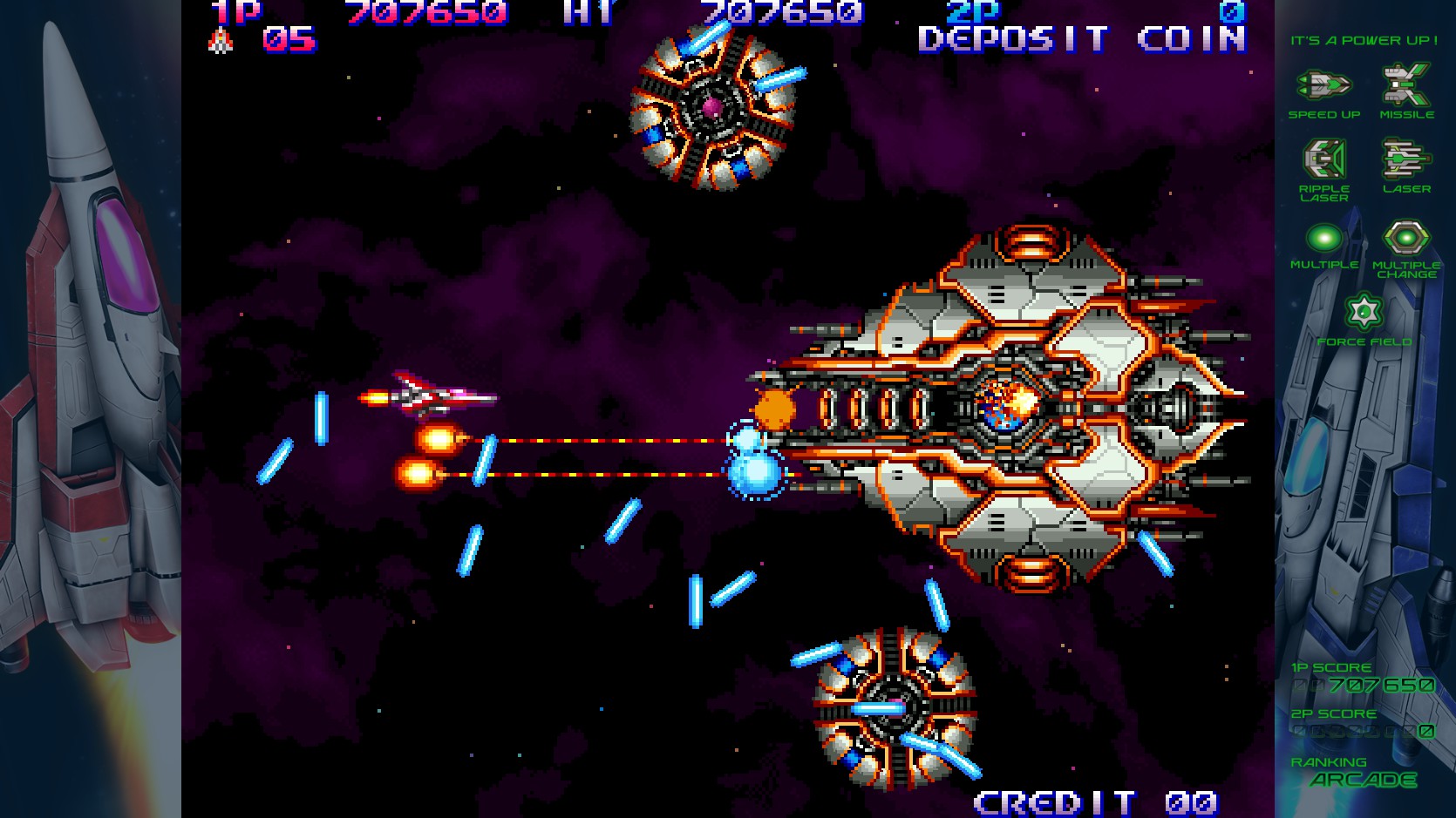 STGガチ勢が完全新作『沙羅曼蛇III』に挑戦したら速攻で1周目をノーミスクリア、勢い余って4周目に突入_012