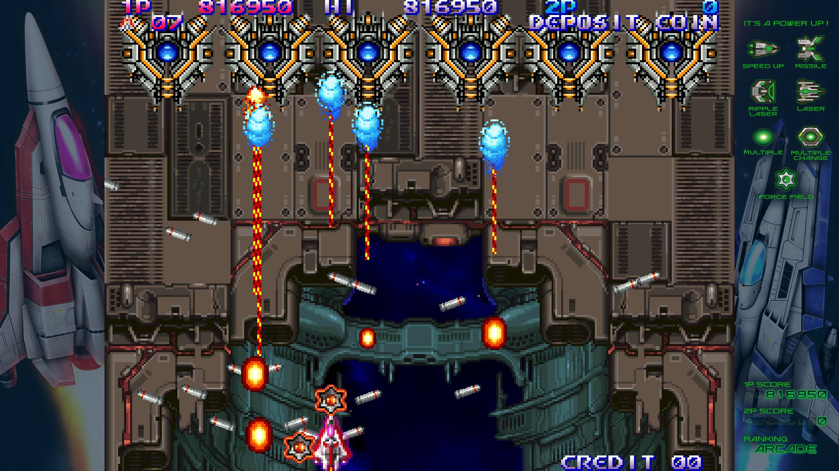 STGガチ勢が完全新作『沙羅曼蛇III』に挑戦したら速攻で1周目をノーミスクリア、勢い余って4周目に突入_013