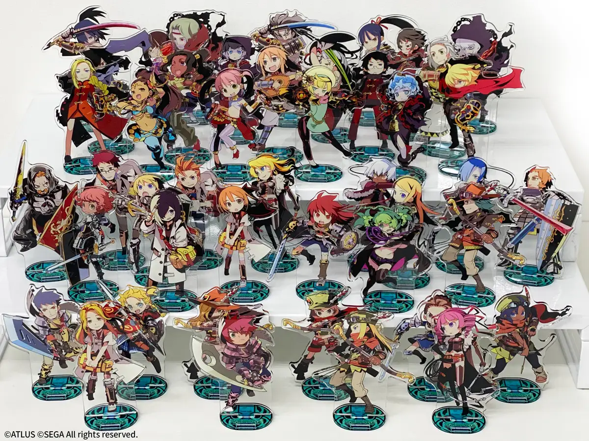 『世界樹の迷宮』シリーズのキャラクターアクリルスタンド786種、背景パネル23種類が受注開始_013