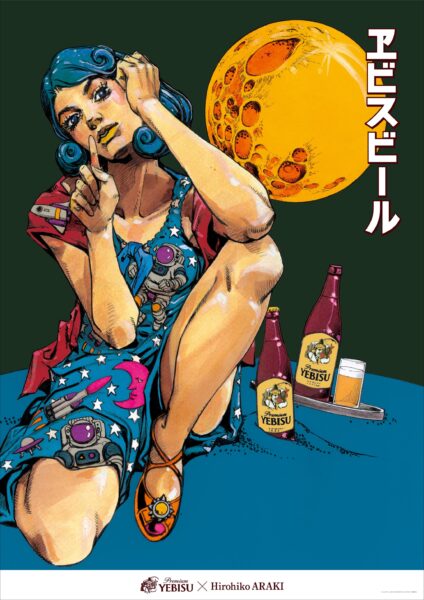 『ジョジョ』の荒木飛呂彦氏が洋装の美人画を描き下ろした「五感で味わう、ヱビスの美人画展」が東京で9月10日から開催_002