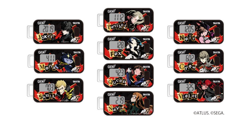 『ペルソナ５ ザ・ロイヤル』デザインの「体組成計」と「歩数計」が発売
_002