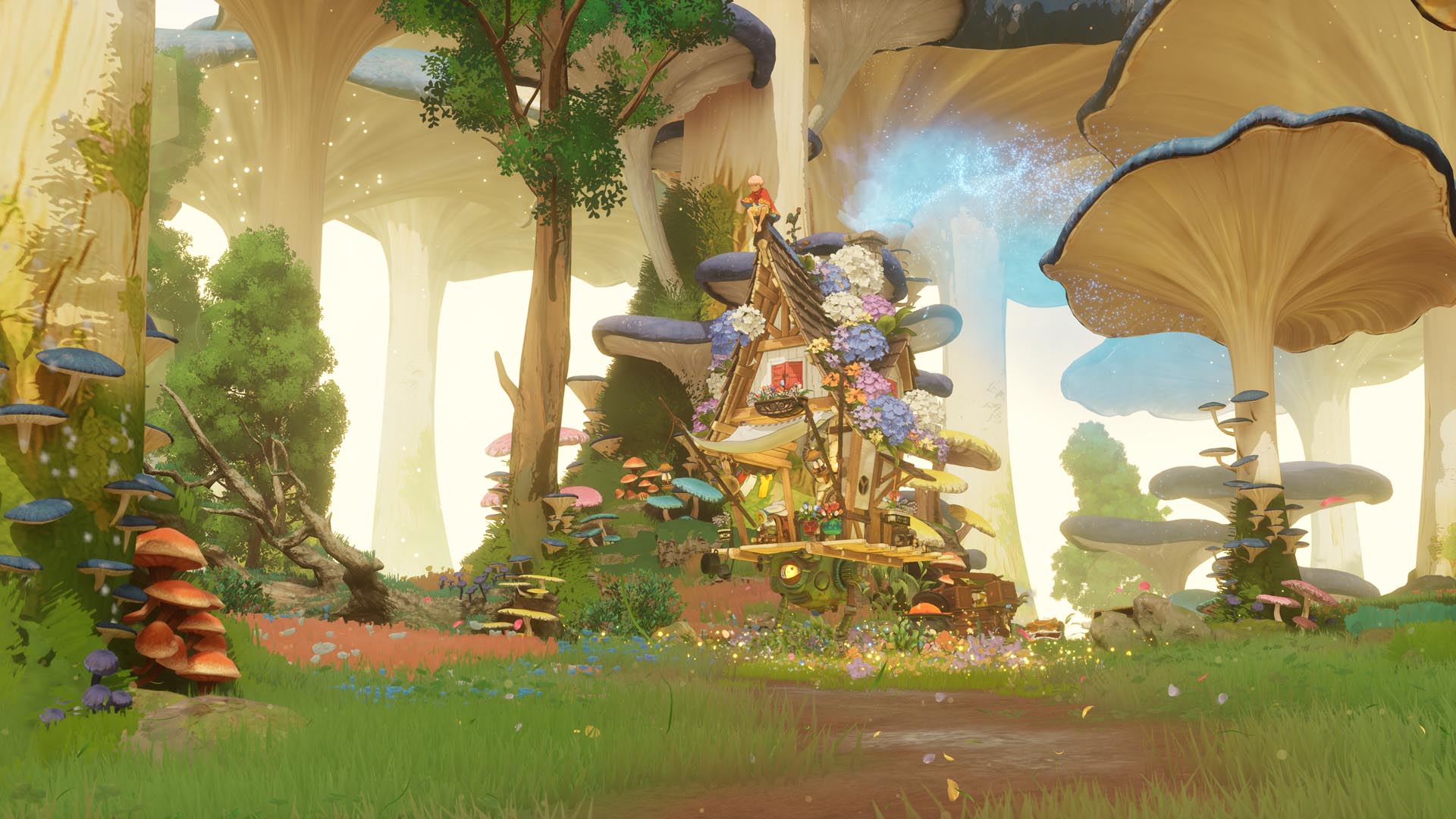 「動く家」を用いて精霊たちと遊牧民のように旅をするクラフトゲーム『Project Bloomwalker』発表_002