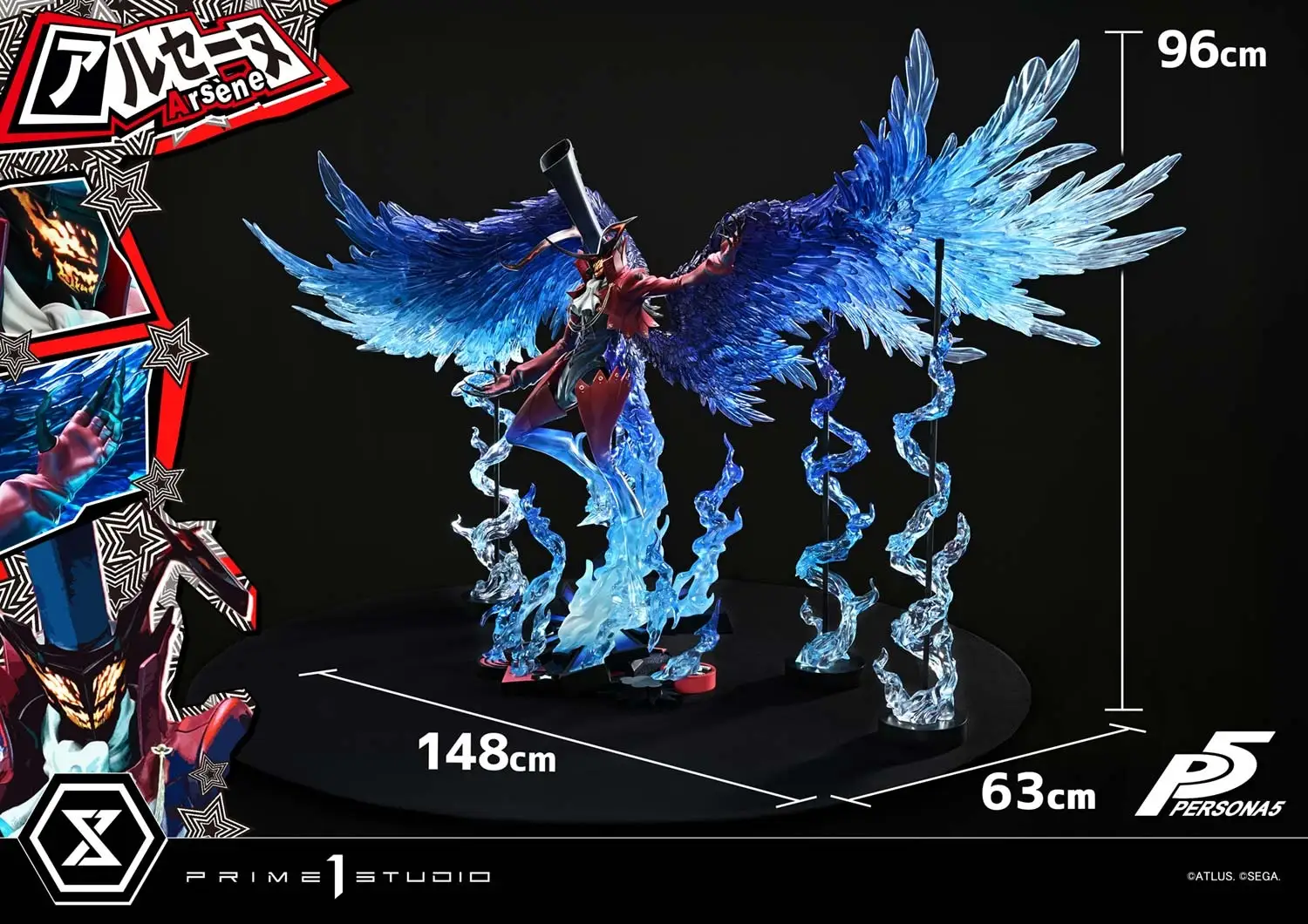 『ペルソナ5』に登場する「アルセーヌ」の1/4スケールスタチューが予約開始_001