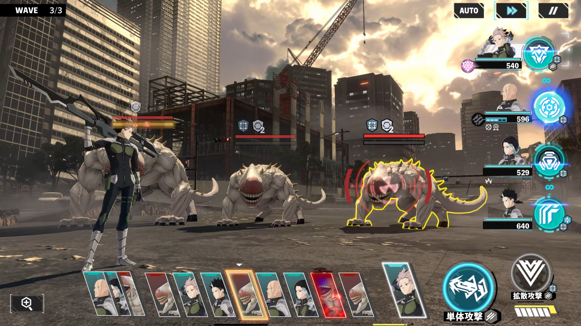 『怪獣8号 THE GAME』8月31日にリリース決定。『怪獣8号』の世界を圧倒的なグラフィックで再現するターン制コマンドRPG_001