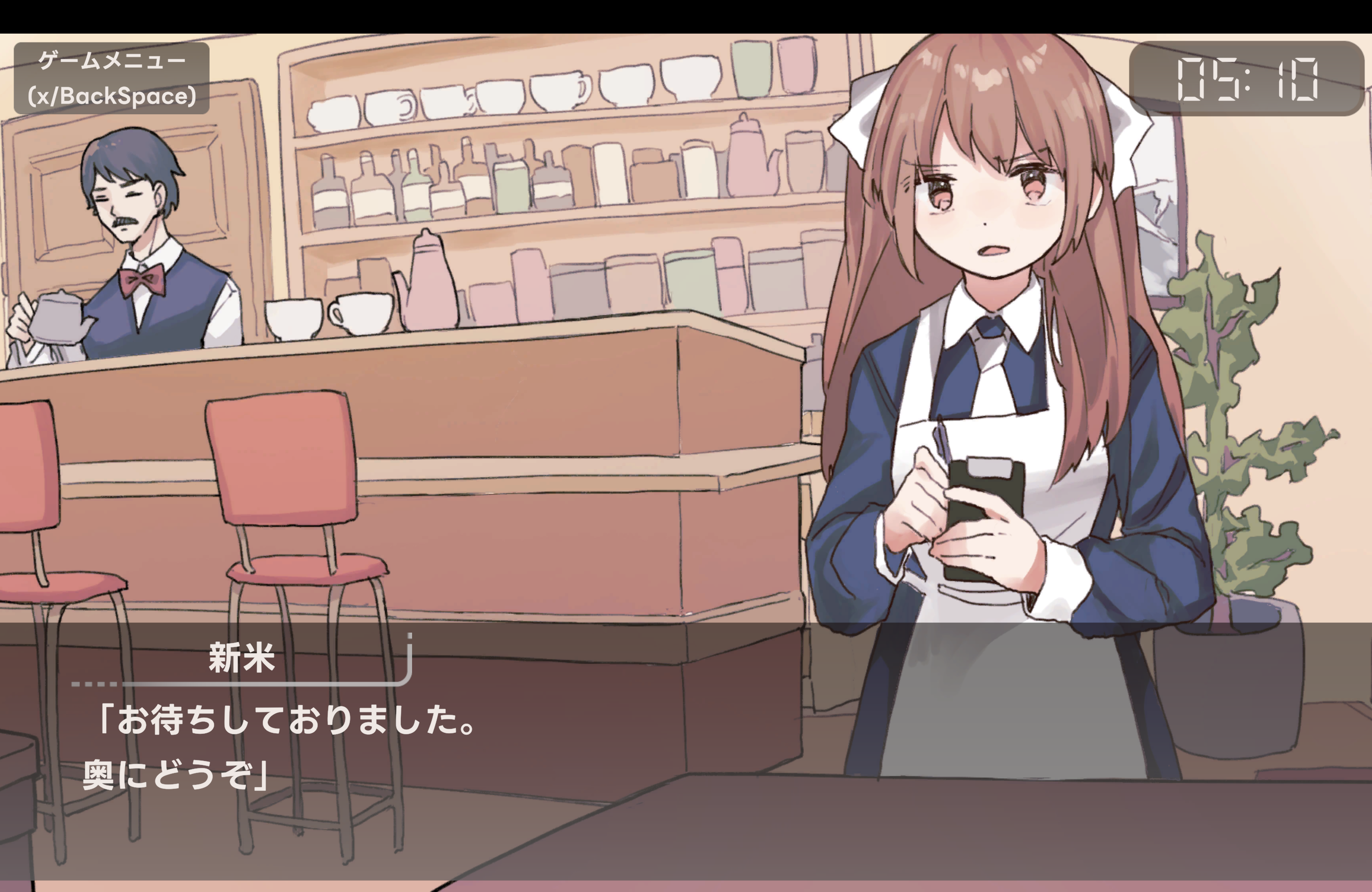 『アイアイ喫茶店』が8月29日にリリースへ。注文をすると絶対に「奥の部屋」に通されてしまう謎の喫茶店の真相に迫るゲーム_002