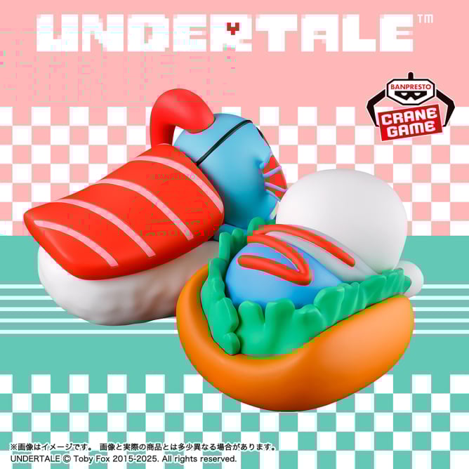「サンズ」と「アンダイン」が食べ物にサンドされた『UNDERTALE』デフォルメフィギュアが8月21日より販売_003