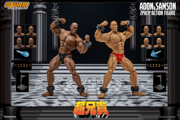 筋肉派シューティングゲーム「超兄貴」より愛と筋肉の伝道師「アドン」と「サムソン」が可動フィギュアで登場_005