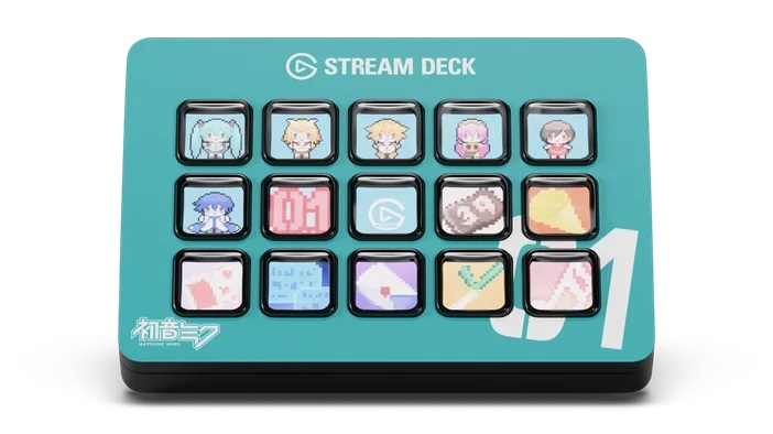 「初音ミク」がElgatoとコラボ。限定デザインの「Stream Deck MK.2」やマイクを“マジカルミライ”で先行販売へ_001
