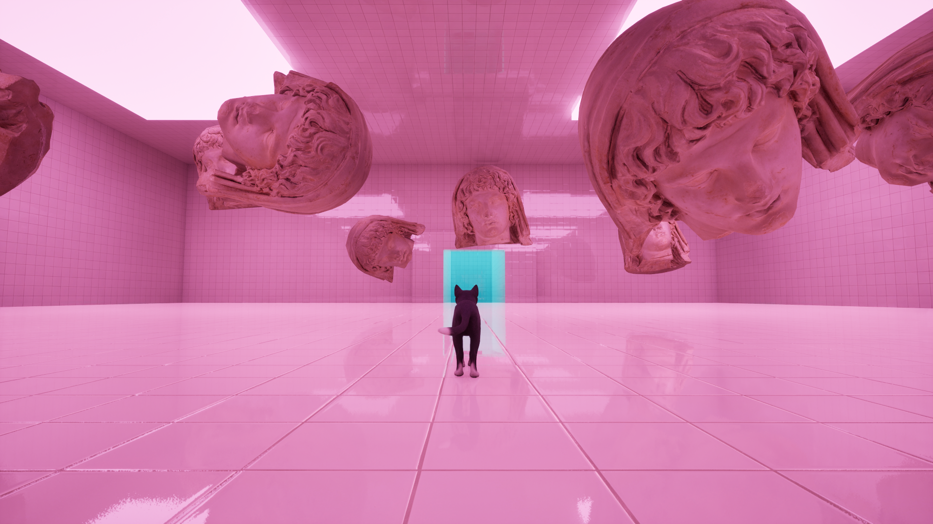 『LIMINAL CAT』のSteamストアページが公開。1匹の猫が「リミナルスペース」を探索するゲーム
_003